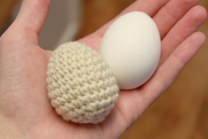 Пасхальное яйцо крючком